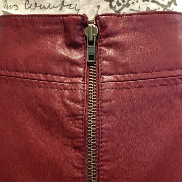 Free People Modern Femme Faux Leather Mini-Skirt - Picture 6 of 16